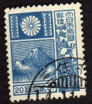 Stamps Japan -  Monte fuji