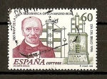 Stamps Spain -  150 Aniv. de la linea telegrafica.