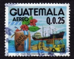 Stamps : America : Guatemala :  Exportacion de cafe