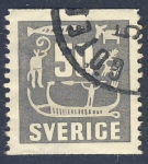 Stamps Europe - Sweden -  Dibujos pre-historicos suecos