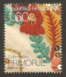 Stamps Croatia -  874 - motivo floral de Primorje