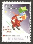 Stamps : Europe : Croatia :  cruz roja