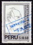Stamps : America : Peru :  100 años Natalicio Cesar Vallejo