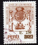 Stamps America - Peru -  Recopilacion de leyes de los reinos de las Indias  1681