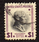 Stamps United States -  Woodrow Wilson