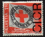 Sellos de Europa - Suiza -  Gardiens des Convenc. de Geneve