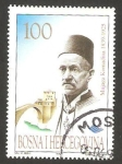 Stamps Bosnia Herzegovina -  mujaga komadina, y puente de mostar