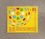 Stamps Switzerland -  100 años asociación suiza de guarderías