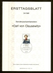 Sellos del Mundo : Europa : Alemania : 150 Aniversario de la muerte de Carl von Clausewitz.