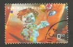 Stamps Bosnia Herzegovina -  niño payaso con globos