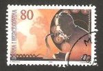 Stamps Bosnia Herzegovina -  graham bell, 125 anivº del teléfono