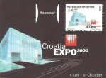 Sellos de Europa - Croacia -  expo 2000 en hannover
