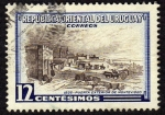Stamps Uruguay -  Puert Exterior de Montevideo 1836