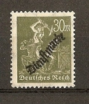 Stamps : Europe : Germany :  Sobrecarga Dienftmarke.