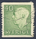 Stamps Europe - Sweden -  Gustavo VI Adolfo de Suecia
