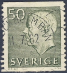 Stamps Sweden -  Gustavo VI Adolfo de Suecia