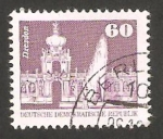 Stamps Germany -  Castillo de Dresde