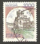 Stamps Italy -  castillo de montagnana