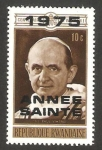 Stamps Rwanda -  papa pablo VI