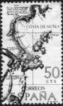 Stamps Spain -  forjadores de America-costa de Nutka