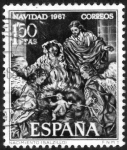 Stamps Spain -  Navidad-1967