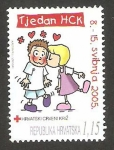 Stamps Croatia -  cruz roja