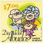 Stamps : America : Mexico :  Dia de Los Abuelos