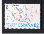 Sellos de Europa - Espaa -  Edifil  2570  Campeonato Mundial de Futbol  ESPAÑA´82
