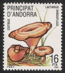 Stamps Andorra -  SETAS-HONGOS: 1.103.001,00-Lactarius sanguifluus