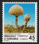 Stamps Andorra -  SETAS-HONGOS: 1.103.007,00-Macrolepiota procera