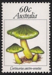 Stamps Australia -  SETAS-HONGOS: 1.108.004,00-Cortinarius austrovenetus - 