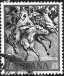 Stamps Spain -  Mariano Fortuny-batalla  de Tetuán