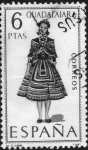 Stamps Spain -  trajes tipicos españoles-Guadalajara