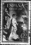 Stamps Spain -  Navidad-1968