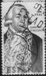 Sellos de Europa - Espaa -  forjadores de America-Ambrosio O´Higgins
