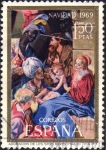 Stamps Spain -  Navidad-1969