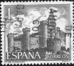 Stamps Spain -  castillos de España-Cº de Turegano-Segovia