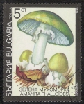 Sellos de Europa - Bulgaria -  SETAS-HONGOS: 1.120.031,00-Amanita phalloides
