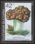 Stamps Bulgaria -  SETAS-HONGOS: 1.120.035,00-Gyromitra esculenta