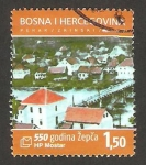 Sellos de Europa - Bosnia Herzegovina -  550 anivº de la villa de zepce