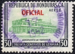 Stamps : America : Honduras :  Edificios y monumentos