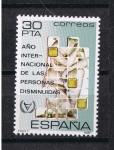Stamps Spain -  Edifil  2612  Año internacional de las personas disminuidas  