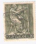 Stamps : Europe : Italy :  poste vaticane l.20