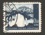 Stamps : Europe : Croatia :  cascada de jaice (bosnia)