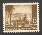Stamps Croatia -  vista de dubrovnik