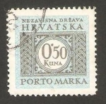 Stamps : Europe : Croatia :  porto marka