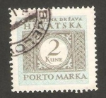 Stamps Croatia -  porto marka