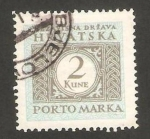 Stamps Europe - Croatia -  porto marka