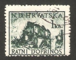 Stamps Croatia -  tasa obligatoria pro victimas de la guerra