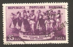 Stamps Romania -  danza popular